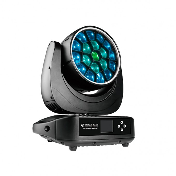 SILVER STAR NEPTUNE 400 WASH RC [SS9671XCEM] вращающаяся голова Wash, 380Вт SLT-8113